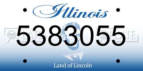 5383055 Illinois License Plate