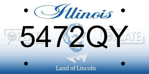 5472QY Illinois License Plate