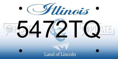5472TQ Illinois License Plate