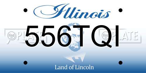 556TQI Illinois License Plate