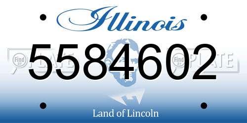 5584602 Illinois License Plate