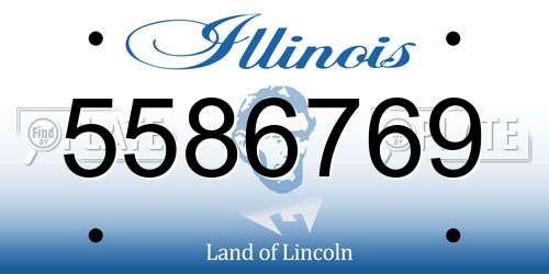 5586769 Illinois License Plate
