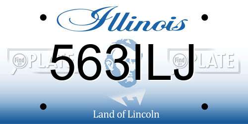 563ILJ Illinois License Plate