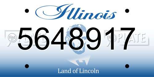 5648917 Illinois License Plate