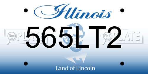 565LT2 Illinois License Plate