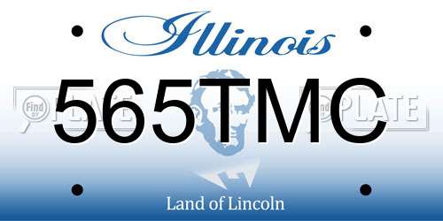 565TMC Illinois License Plate