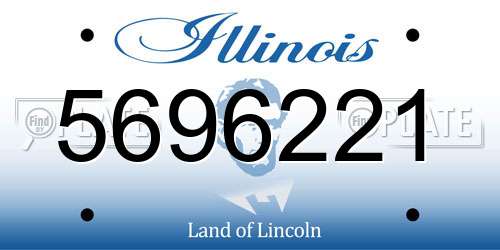 5696221 Illinois License Plate