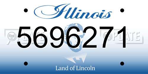 5696271 Illinois License Plate