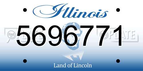 5696771 Illinois License Plate