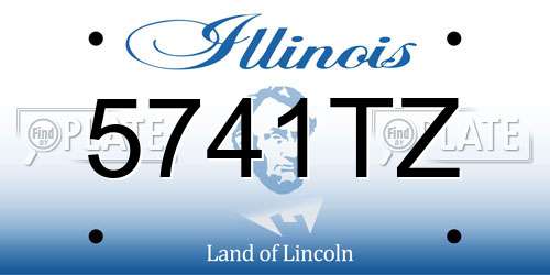 5741TZ Illinois License Plate