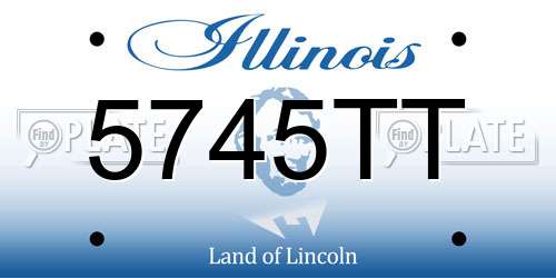 5745TT Illinois License Plate