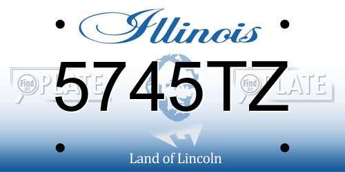 5745TZ Illinois License Plate