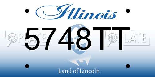 5748TT Illinois License Plate
