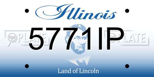 5771IP Illinois License Plate