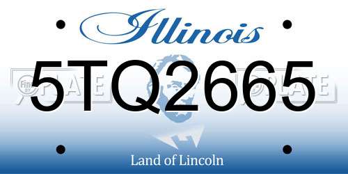 5TQ2665 Illinois License Plate