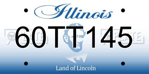 60TT145 Illinois License Plate