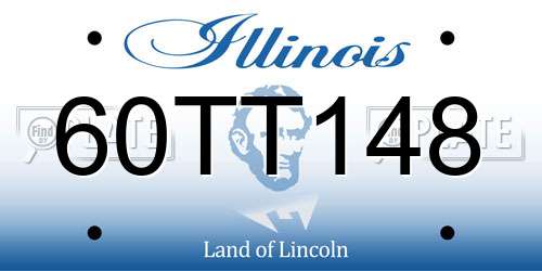 60TT148 Illinois License Plate
