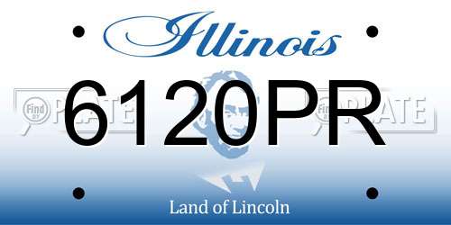 6120PR Illinois License Plate