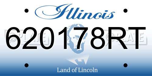620178RT Illinois License Plate