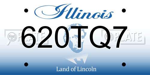 620TQ7 Illinois License Plate