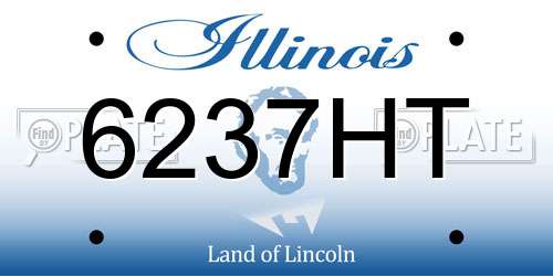 6237HT Illinois License Plate