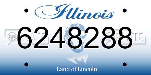 6248288 Illinois License Plate