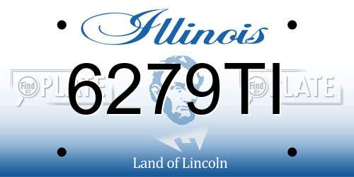 6279TI Illinois License Plate