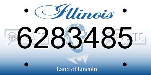 6283485 Illinois License Plate