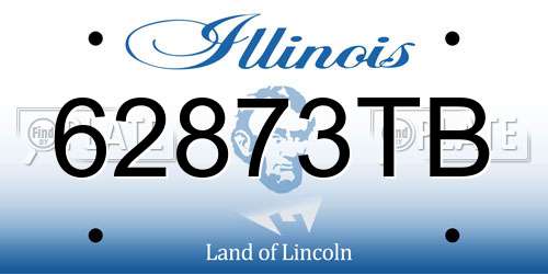 62873TB Illinois License Plate