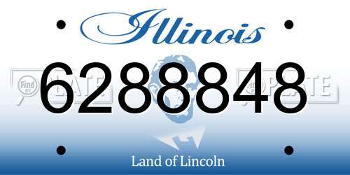 6288848 Illinois License Plate