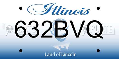 632BVQ Illinois License Plate