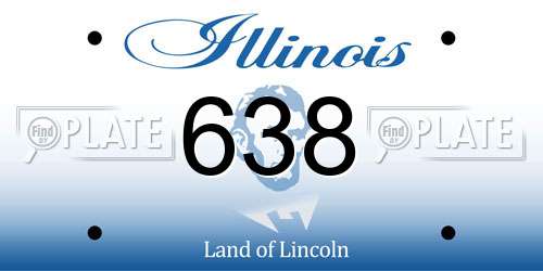 638 Illinois License Plate