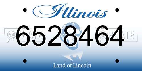 6528464 Illinois License Plate