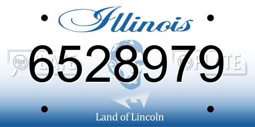6528979 Illinois License Plate