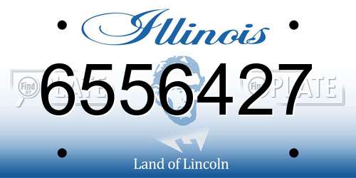 6556427 Illinois License Plate