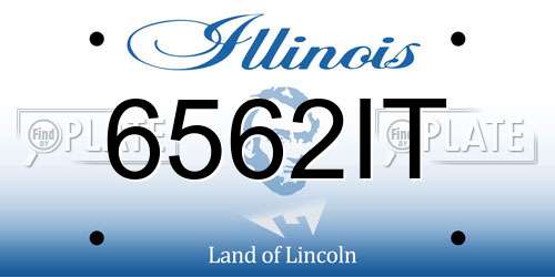 6562IT Illinois License Plate