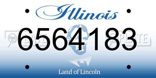 6564183 Illinois License Plate
