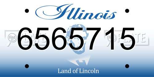 6565715 Illinois License Plate