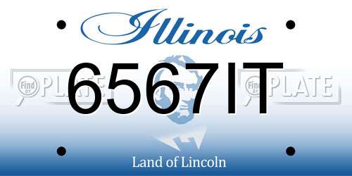 6567IT Illinois License Plate