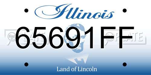 65691FF Illinois License Plate