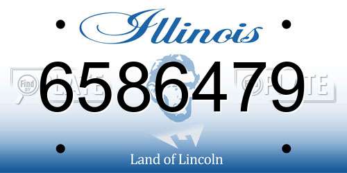 6586479 Illinois License Plate