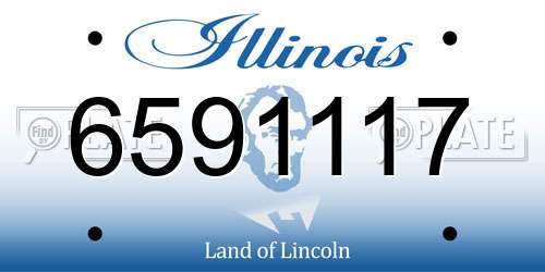 6591117 Illinois License Plate