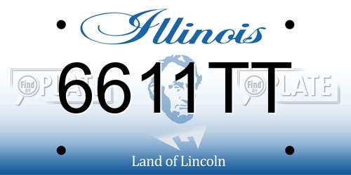 6611TT Illinois License Plate