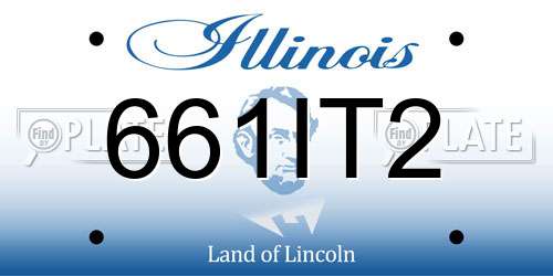 661IT2 Illinois License Plate