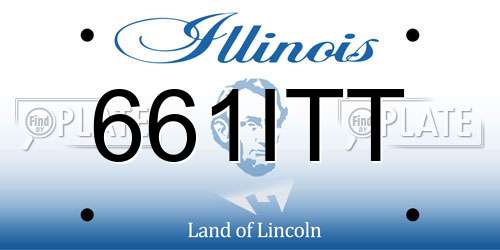 661ITT Illinois License Plate