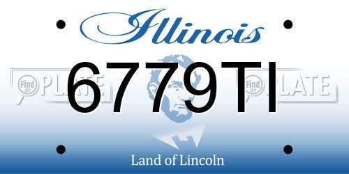 6779TI Illinois License Plate