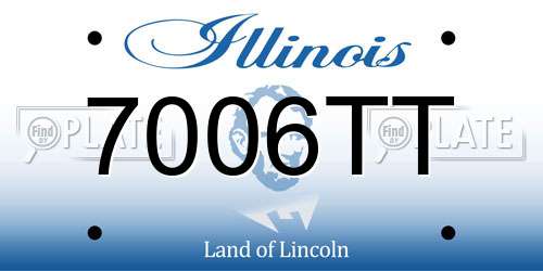 7006TT Illinois License Plate