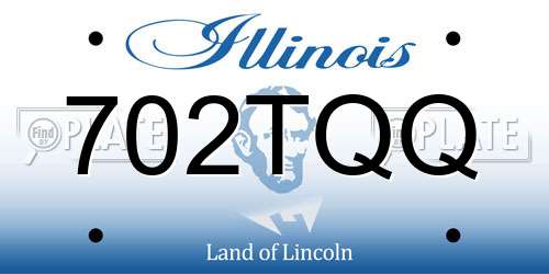702TQQ Illinois License Plate