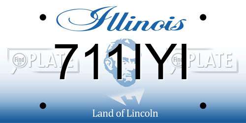 711IYI Illinois License Plate