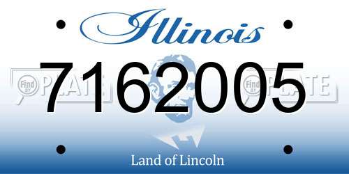 7162005 Illinois License Plate